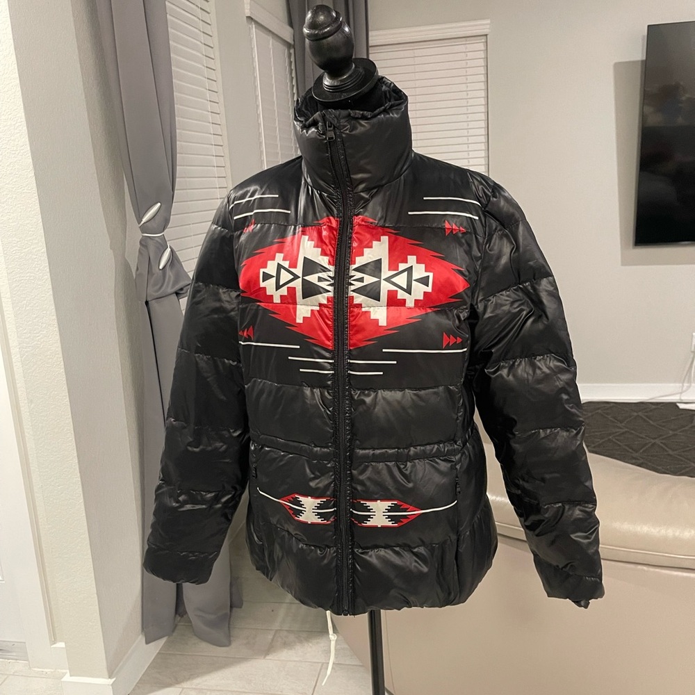 Lauren Ralph Lauren Aztec Navajo puffer jacket Sz M